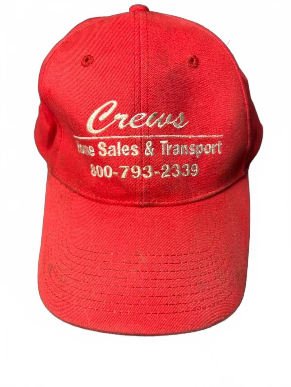 Crews Home Sales & Transport Red Baseball Cap